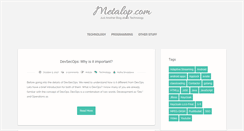 Desktop Screenshot of metalop.com